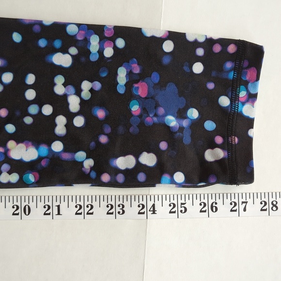 Avia Estilo Athletic Circle Yoga Legging Pant M Black Multi Pattern - Picture 16 of 16